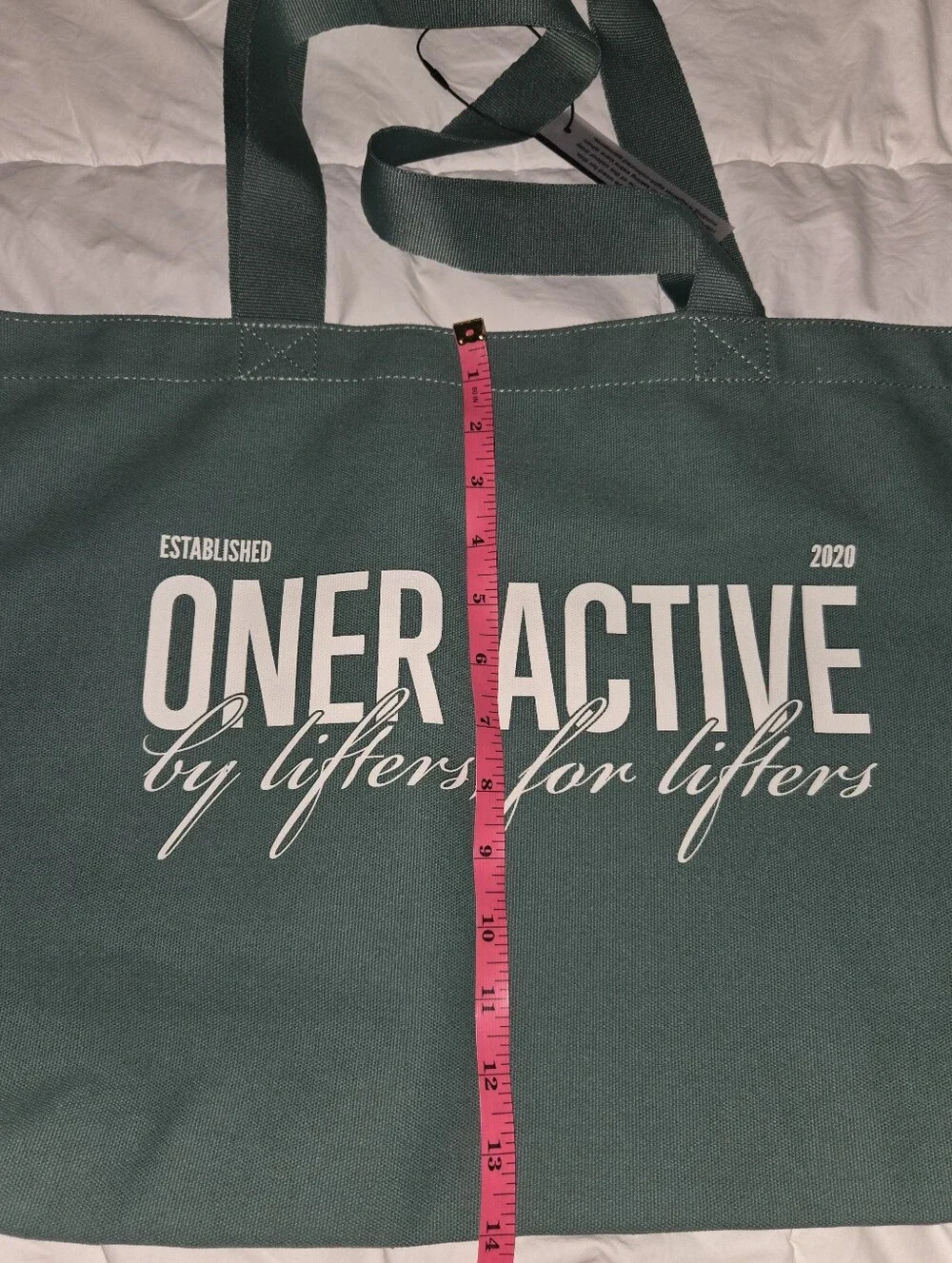 💥JUST ADDED💥NWT Oner Active Canvas Tote with White Logo - Picture 4 of 6